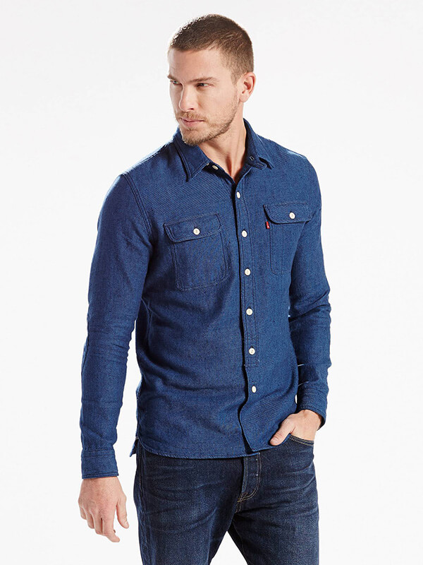 Áo Sơ Mi Nam Dài Tay Denim