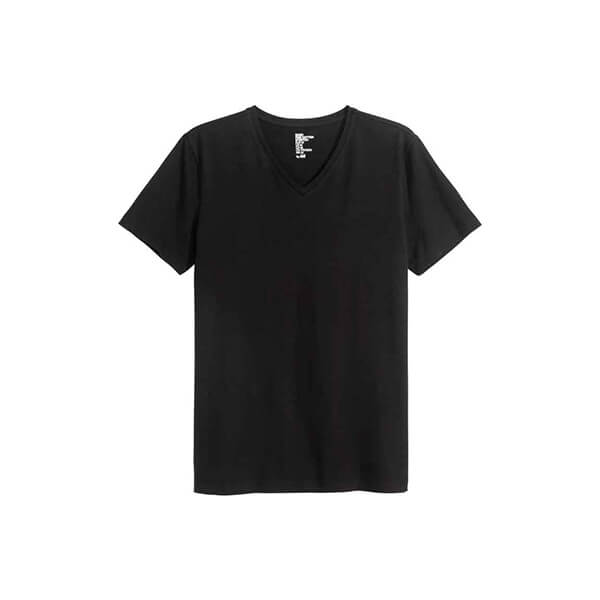 Áo thun nữ cổ tim màu xanh than